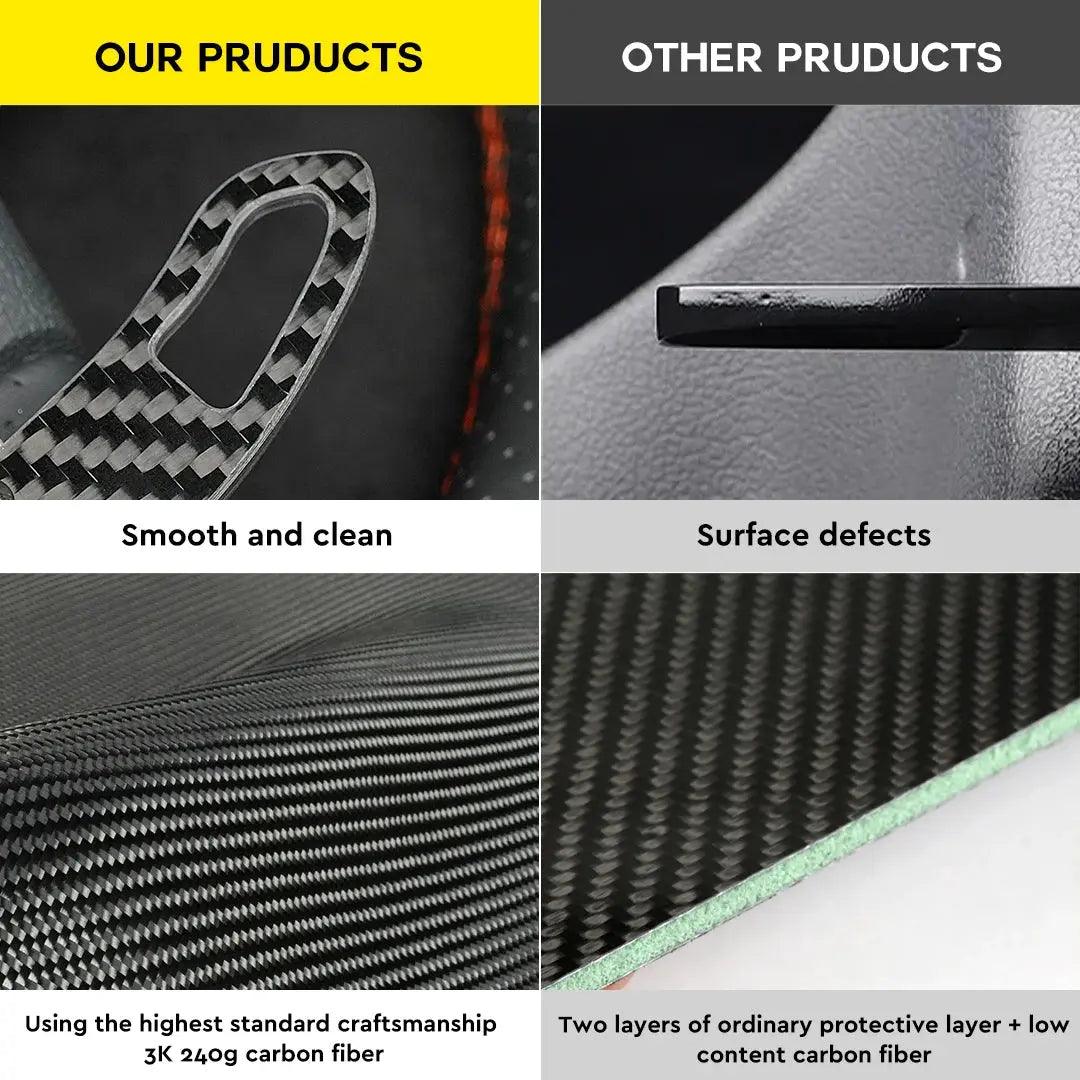 For BMW 1-4 series f20 f21 f30 f22 f80 g20 g30 g80 Magnetic Carbon Fiber Steering Wheel Paddle Shifter Extensions - Auto Part Pro Switzerland