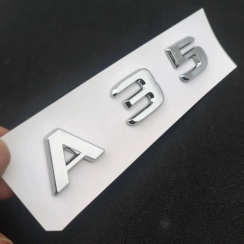 3d Adhesive Chrome Letters For Car Mercedes A35 AMG W177 Rear Trunk Logo Stickers Fender Badge Turbo 4matic Emblem Accessories - Auto Part Pro Switzerland