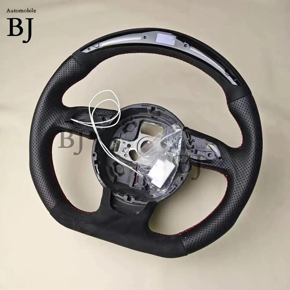 LED Steering Wheel Fit For Audi RS3 RS4 RS5 RS6 RS7 S3 S4 S5 A3 A4 A5 Carbon Fiber Racing Steering Wheel - Auto Part Pro Switzerland