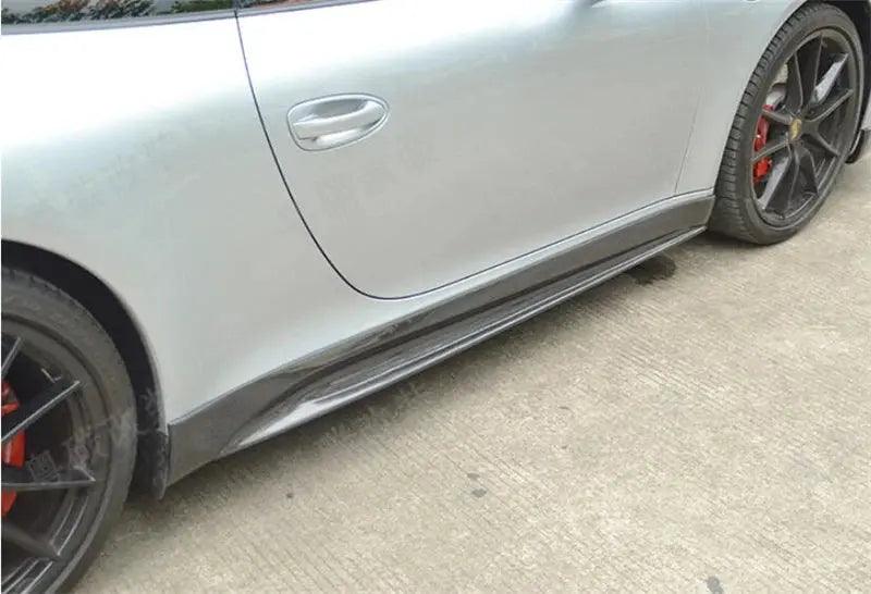 For Porsche 911 991 2012 2013 2014 2015 Real Carbon Fiber Front Lip Rear Diffuser Body Side Skirt Kit Trunk Spoiler Refits - Auto Part Pro Switzerland