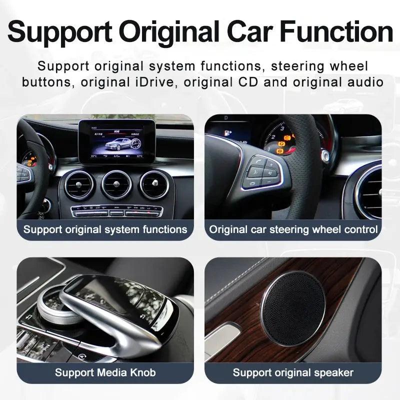 2024 New Car Multimedia Wireless Android AUTO CarPlay 10.25 12.3inch Screen For Mercedes Benz C Class W205 S205 Video Players - Auto Part Pro Switzerland