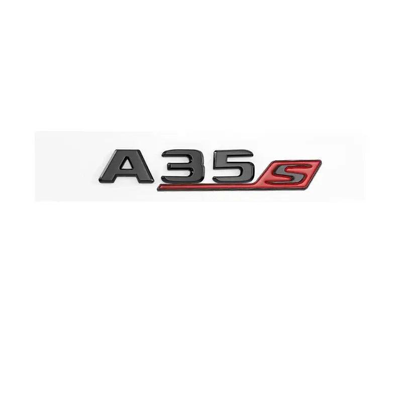 3d ABS Chrome Black Logo A35S A45S Emblem Letters Badge Car Sticker For Mercedes Benz A45S AMG W176 W177 Accessories - Auto Part Pro Switzerland