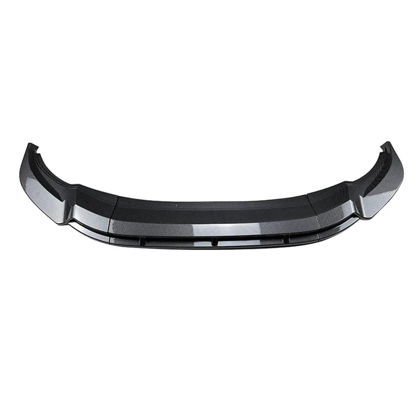 For Volkswagen VW Tiguan Rline 2021 2022 2023 Front Bumper Spoiler Lip Gloss Black/Carbon Fiber Look Lower Splitter Lip Body Kit - Auto Part Pro Switzerland