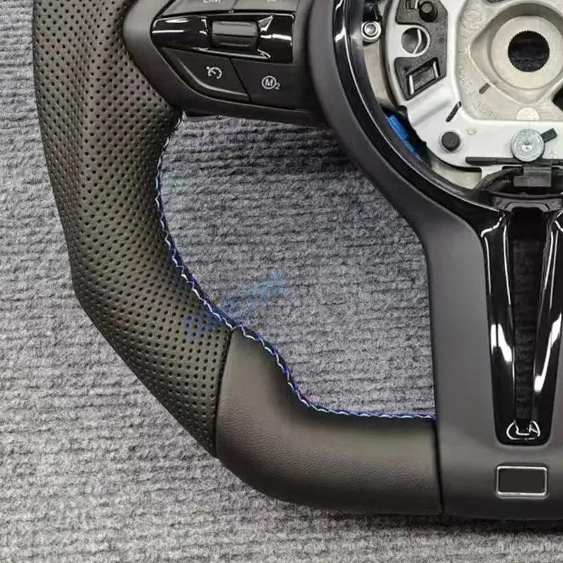 COME2ME Steering Wheel Suitable For Bmw F30 F10 F31 F20 E90 Is Made Of leather Material And Sports Steering Car Accessories //M Logo - Auto Part Pro Switzerland