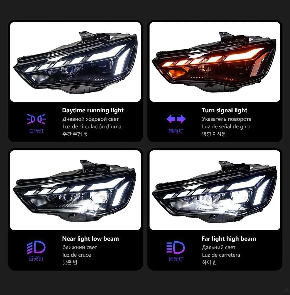 Car Styling Head Lamp for Audi A3 Headlights 2013-2016 A3 8V LED Headlight Projector Lens DRL Head Lamp Auto Accessories - Auto Part Pro Switzerland