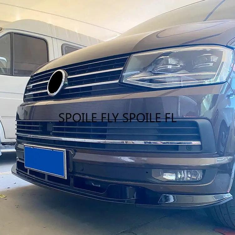 3X 2015 To Up For Volkswagen VW Transporter T6 Car Front Bumper Lip Splitter Diffuser Body Kit Spoiler Bumpers ABS Glossy Black - Auto Part Pro Switzerland