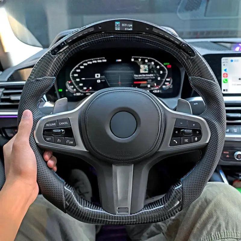 Carbon Fiber Steering Wheel for BMW – Sporty, Durable, Precision Fit For BMW - Auto Part Pro Switzerland