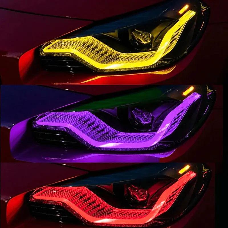Lemon Yellow DRL Daylight LED boards For 2022 2023 2024 BMW 2 Series G87 G42 M2 M240I Refit Angel Eyes 63115A3DC93 63115A3DC94 - Auto Part Pro Switzerland