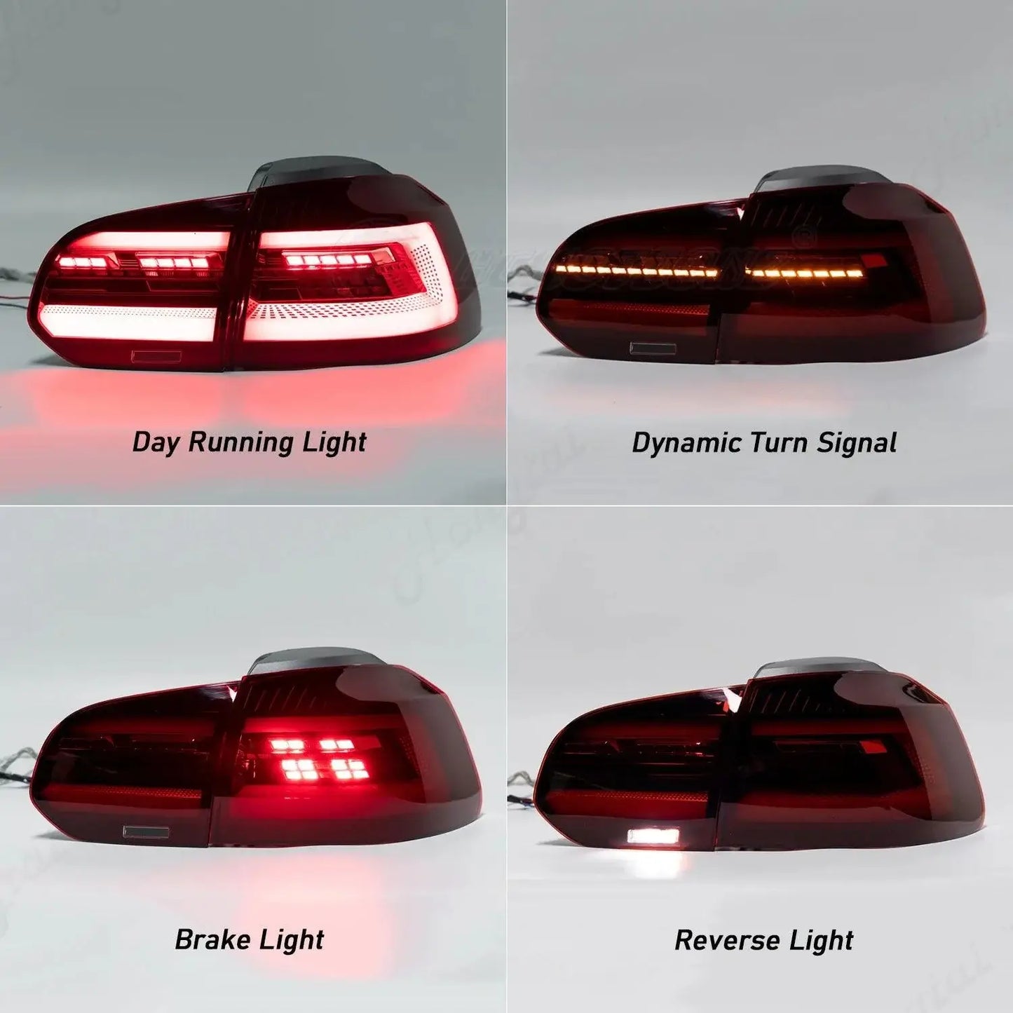 Taillight assembly for 2010-2011-2012 Volkswagen Golf MK6 - Auto Part Pro Switzerland