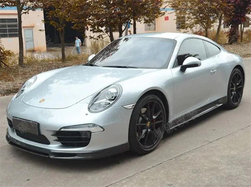 For Porsche 911 991 2012 2013 2014 2015 Real Carbon Fiber Front Lip Rear Diffuser Body Side Skirt Kit Trunk Spoiler Refits - Auto Part Pro Switzerland