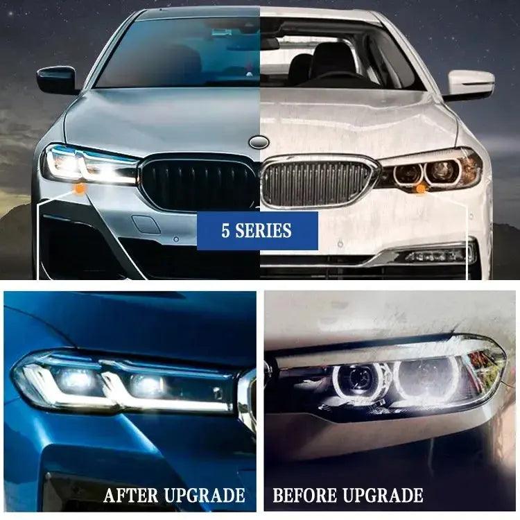 Car LED Headlight+Tail Light Assemblies For BMW F10 F18 2010-2017 Auto Fog DRL Brake Turn Signal Lamp Plug and Play - Auto Part Pro Switzerland