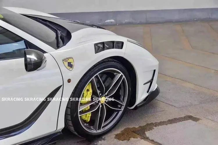 Auto Parts Body Kits Partial Carbon Hood Panel Front Lip Bumper Fender Side Skirt Rear Lip Bumper Spoiler Wing for Ferrari 488 - Auto Part Pro Switzerland