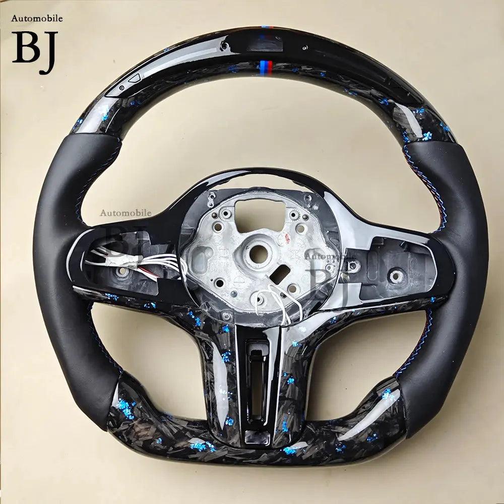 LED Steering Wheel Fit For BMW M1 M2 M3 M4 M5 G Series F40 F44 G20 G21 G28 G22 G29 G80 Carbon Fiber Customized Sport Wheel - Auto Part Pro Switzerland