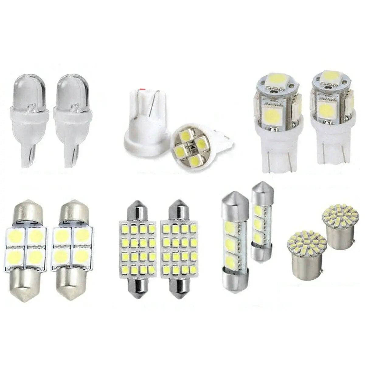 14Pcs LED Interior Package Kit for T10 36mm Map Dome License Plate Lights White - Auto Part Pro Switzerland