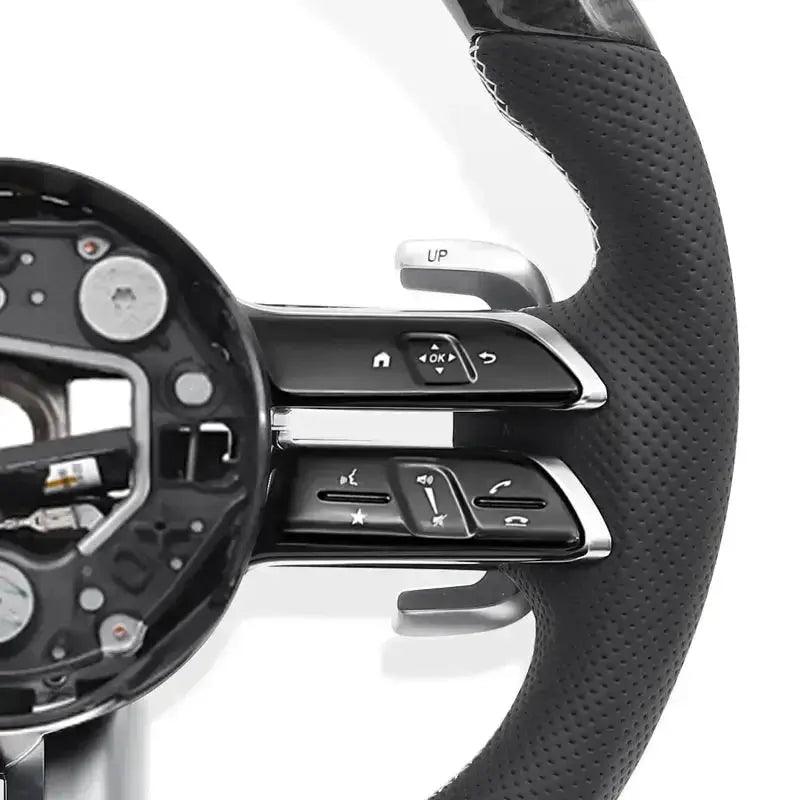 Car Carbon Fibre Steering Wheel For Mercedes Benz AMG A-Class C-Class E-Class W204 W205 W212 W213 W221 W222 E63 E63S E63 S63 C63 - Auto Part Pro Switzerland