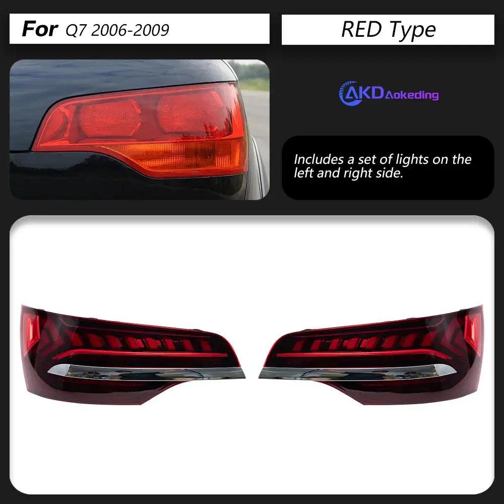 AKD Car Styling Tail Lamp for Audi Q7 Tail Lights 2006-2015 Q7 LED Tail Light DRL Brake Reverse Stop Lamp Automotive Accessories - Auto Part Pro Switzerland
