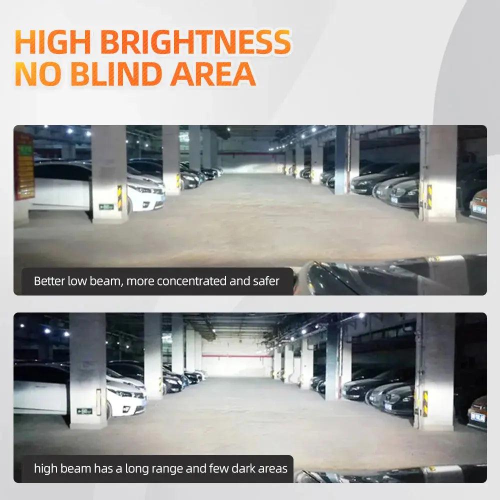 2pcs 360 Degree LED 140000LM H7 H11 LED Bulb H1 H3 H4 H8 H9 9005 HB3 9006 HB4 Auto Car Headlight 6000K Fog Light 12V - Auto Part Pro Switzerland