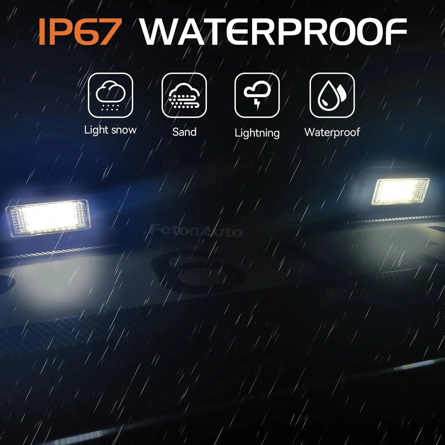 LED No Error License Plate Light White Tag Plate Lamp For BMW E38 7 Series 728i 730i 730d 740i 740d 740iL 750i 750iL 1995-2001 - Auto Part Pro Switzerland