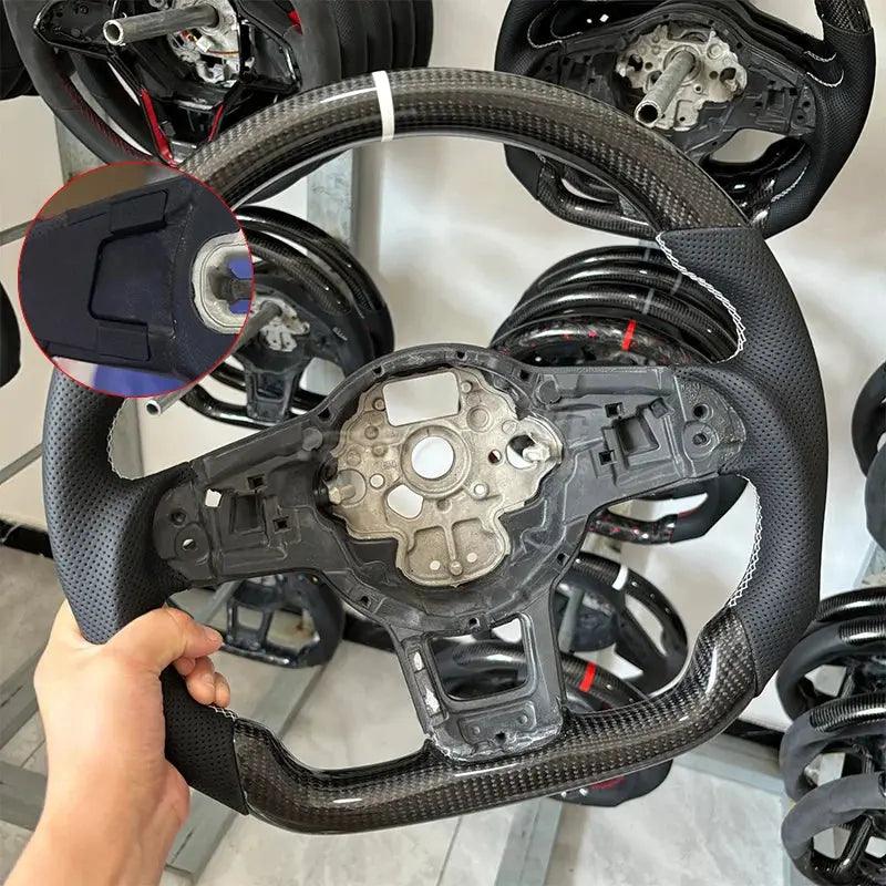 Forge Steering Wheel Fit for VW Mk5 MK6 MK7 MK7.5 GTI R Polo 2013-2020 Carbon Fiber Wheel - Auto Part Pro Switzerland