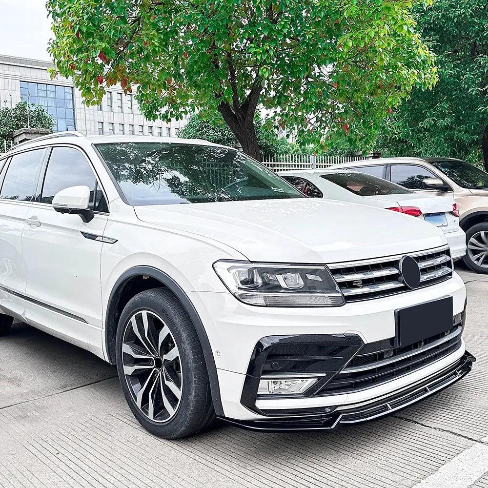 Front Lip Spoiler Front Bumper Shovel Modification Exterior Car Body Kit For Volkswagen Tiguan MK2 Rline 2017-2020 Pre - Auto Part Pro Switzerland