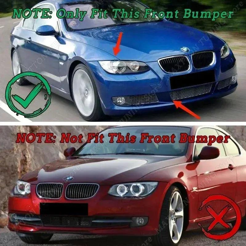 Car Front Bumper Lip Splitter Spoiler Tuning For BMW E92 E93 2005-2013 Luxury Version Pre-Lci Diffuser Body Kit ABS Accessories - Auto Part Pro Switzerland
