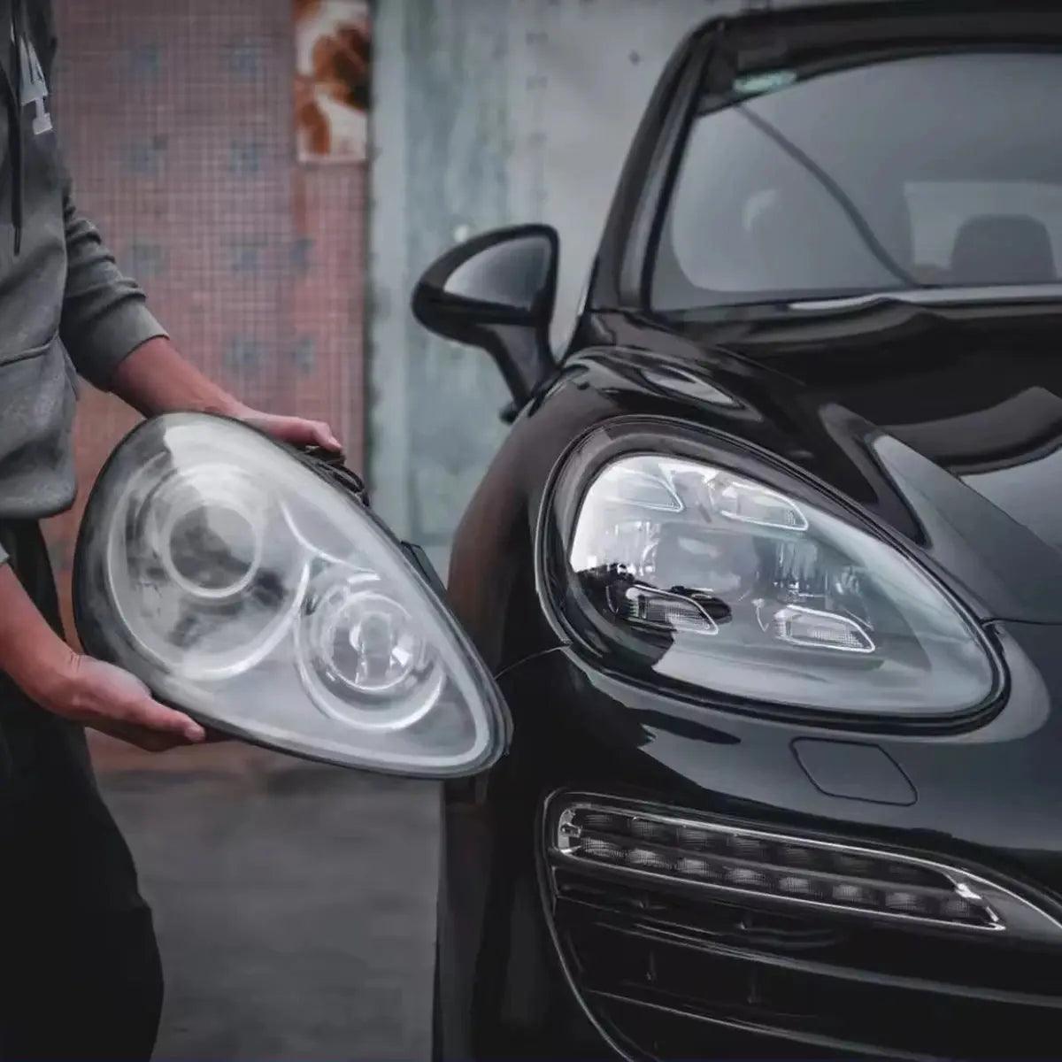 Car Lights For Porsche Cayenne 958 Headlight 958.1 LED Matrix Head Lamps Upgrade 2023 Style Plug Play - Auto Part Pro Switzerland