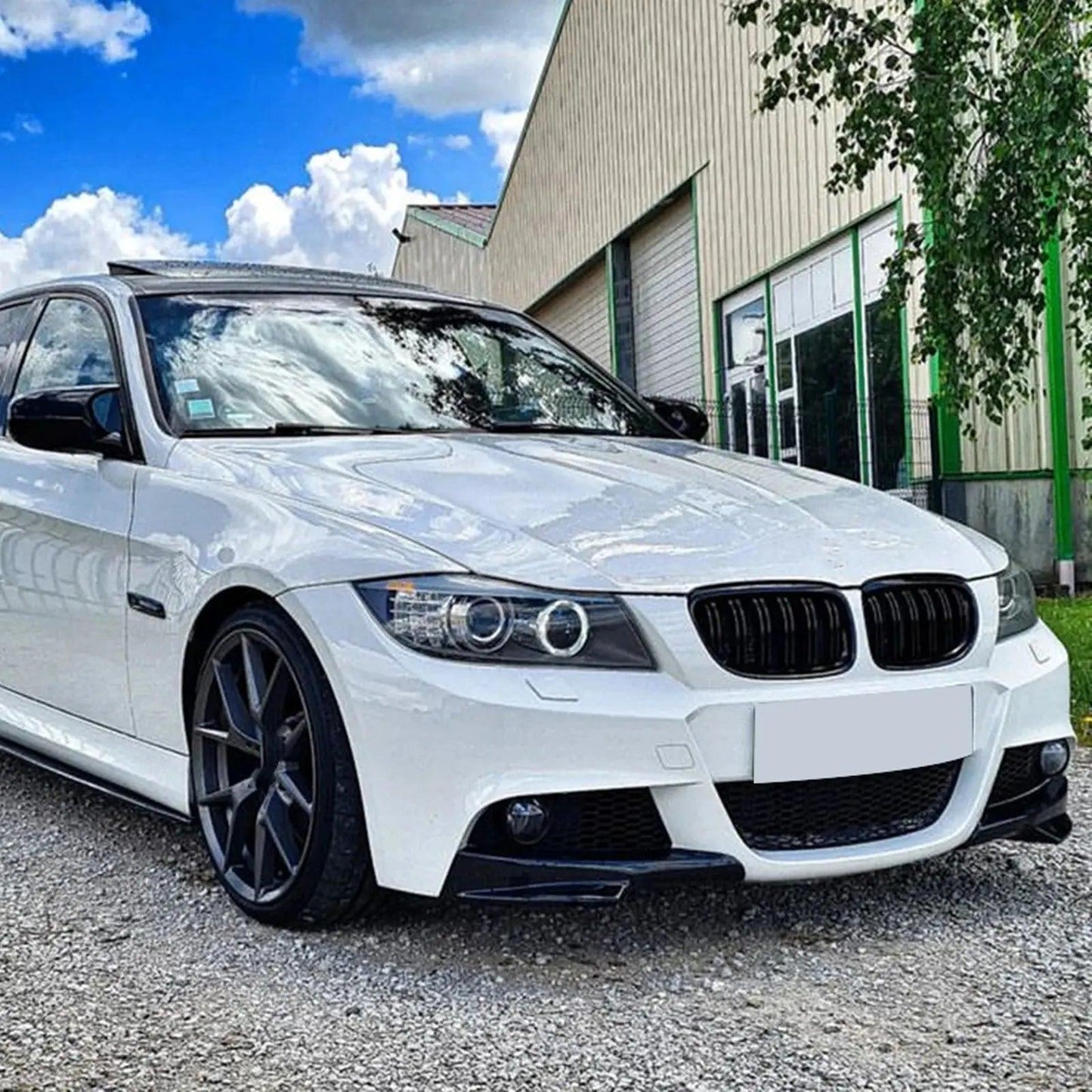 BMW 3 Series E90 E91 320i 330i M-Tech LCI 2005-2012 325i 328i Front Bumper Side Air Vent Intake Spoiler Splitter Cover Lip - Auto Part Pro Switzerland