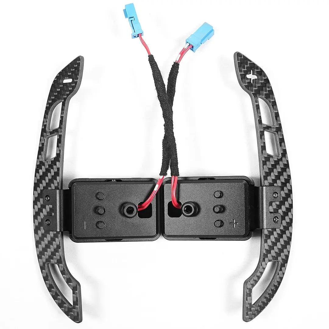For BMW 1-4 series f20 f21 f30 f22 f80 g20 g30 g80 Magnetic Carbon Fiber Steering Wheel Paddle Shifter Extensions - Auto Part Pro Switzerland