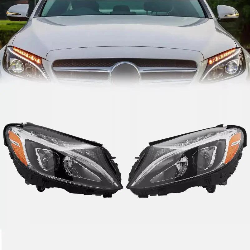LED Headlight Assembly For Mercedes Benz C-Class W205 C300 C180 C200 C250 2015 2016 2017 2018 LED Head Lamp Turn Signal Lights - Auto Part Pro Switzerland