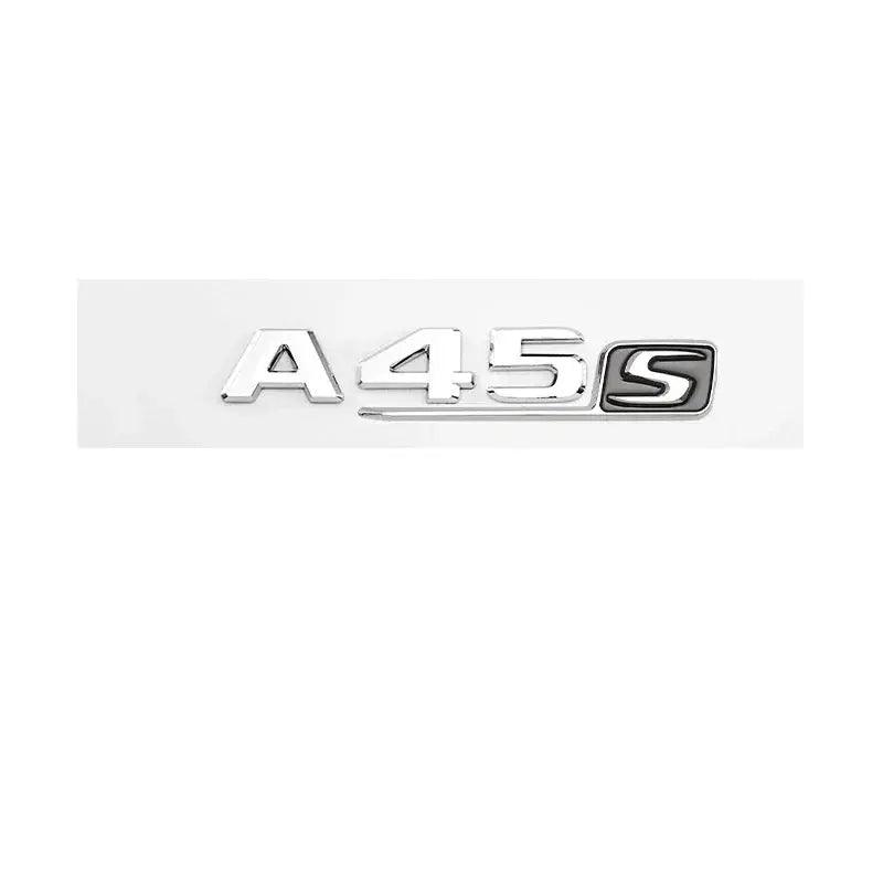 3d ABS Chrome Black Logo A35S A45S Emblem Letters Badge Car Sticker For Mercedes Benz A45S AMG W176 W177 Accessories - Auto Part Pro Switzerland