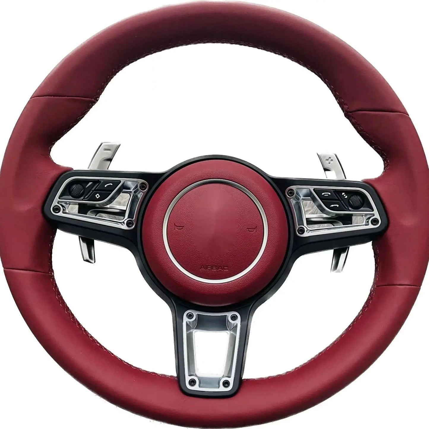 New steering wheel for Porsche Macan Cayenne Panamera Taycan 718 Cayman 991 992 911 911.2 Carrera GT2 GT2RS GT3 GT3RS GT3 RS GT4 - Auto Part Pro Switzerland