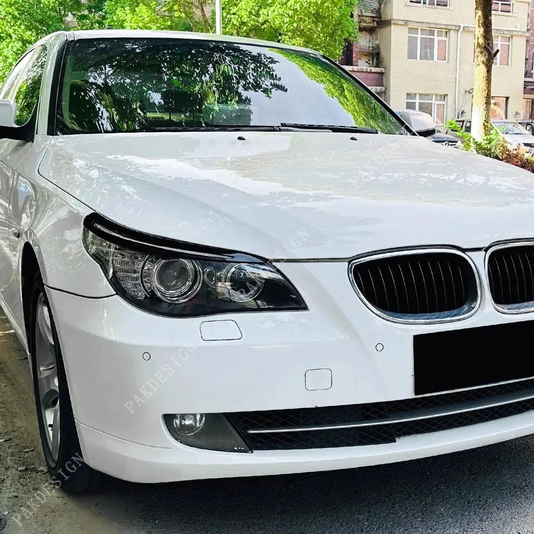 Front Headlight Eyelids Eyebrows Lids Spoiler Bodykit for BMW 5 Series E60 520i 520d 530i 530d 535i M5 2003-2010 ABS - Auto Part Pro Switzerland