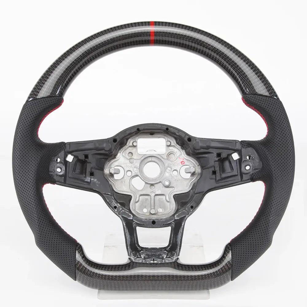 Carbon Fiber Steering Wheel For Volkswagen GTI Golf MK7 MK7.5 R 2015 2016 2017 Customized Steering Wheel Car Accessories - Auto Part Pro Switzerland