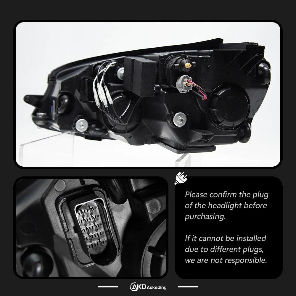 AKD Car Styling for VW Golf 7 MK7 LED Headlight 2013-2016 Golf7 DRL Dynamic Signal Head Lamp Projector Automotive - Auto Part Pro Switzerland
