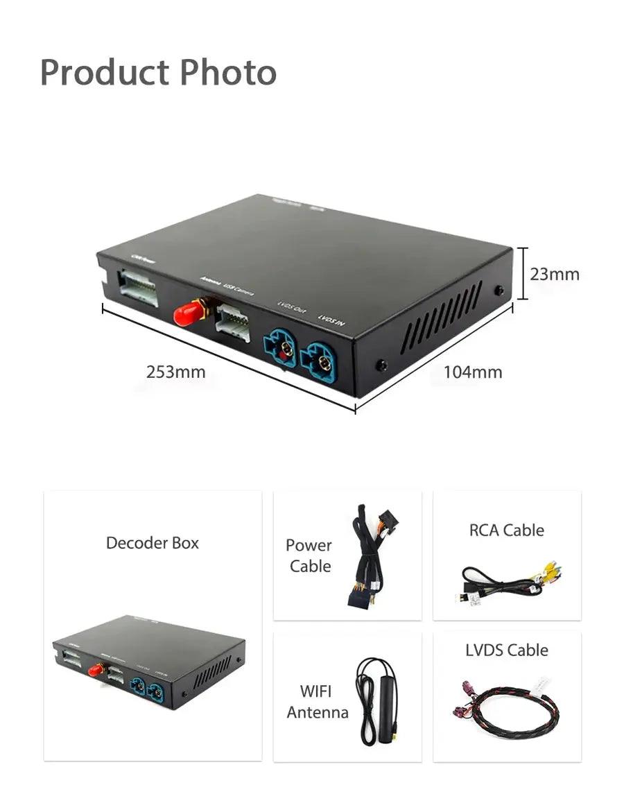 Wireless Apple Carplay Android Auto Decoder YouTube For BMW 1 2 3 4 5 7 Series X1 X3 X4 X5 X6 MINI NBT CIC SYSTEM Mirrorlink IOS - Auto Part Pro Switzerland