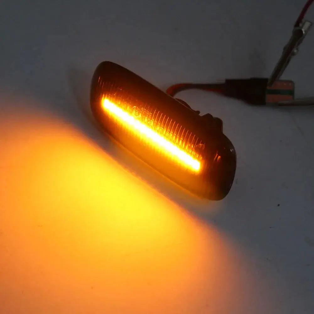 Front Amber LED Dynamic Side Marker Light For Audi A2 A3 A4 B5 A6 4B C5 A8 4D TT Smoked Sequential Side Marker Turn Signal Light - Auto Part Pro Switzerland
