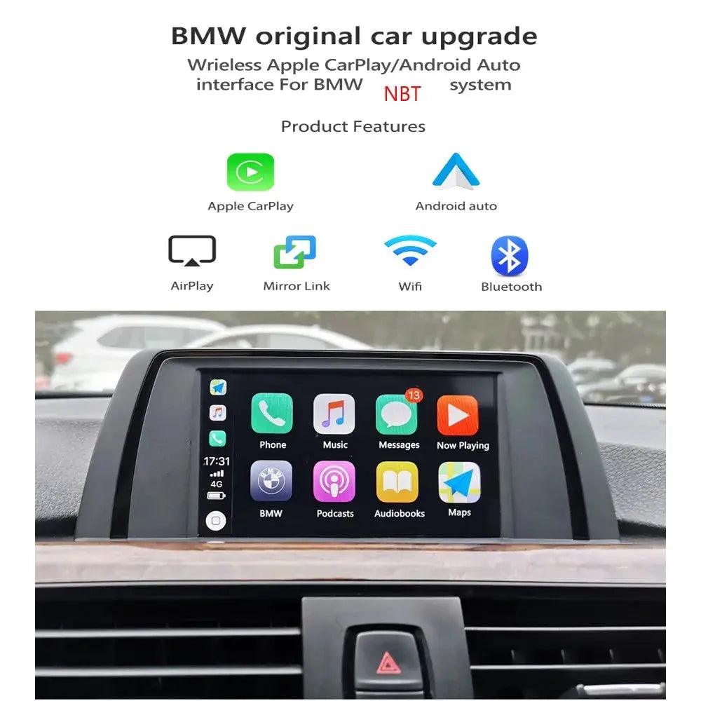 Wireless Apple Carplay Android Auto Decoder YouTube For BMW 1 2 3 4 5 7 Series X1 X3 X4 X5 X6 MINI NBT CIC SYSTEM Mirrorlink IOS - Auto Part Pro Switzerland