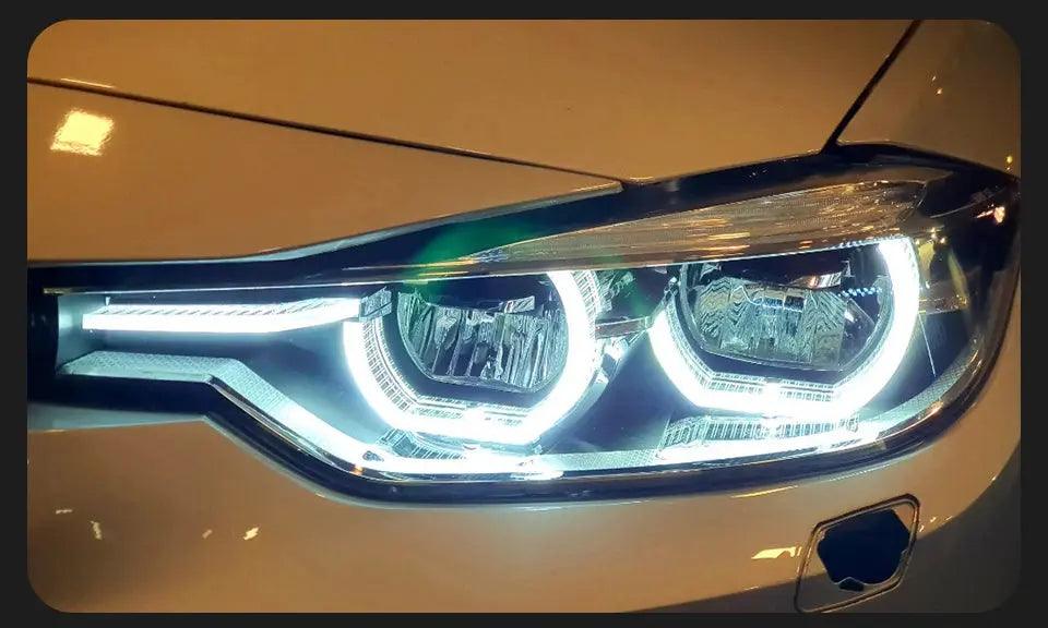 Car Styling Head Lamp for BMW F30 Headlights 2012-2019 F35 LED Headlight 320i 318i 325i DRL Angel Eye Automotive Accessories - Auto Part Pro Switzerland