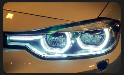 Car Styling Head Lamp for BMW F30 Headlights 2012-2019 F35 LED Headlight 320i 318i 325i DRL Angel Eye Automotive Accessories - Auto Part Pro Switzerland