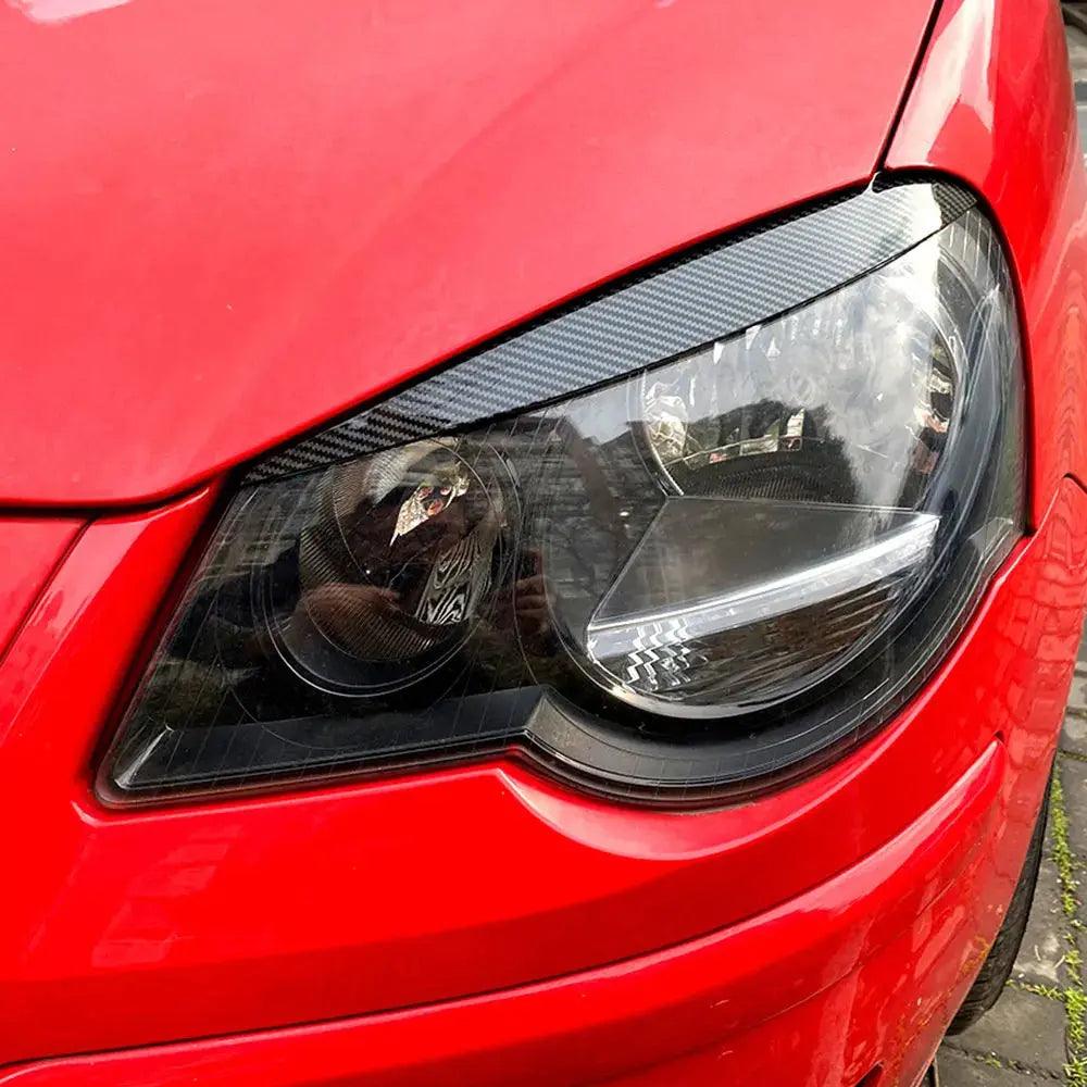 Eyebrows for Volkswagen VW POLO 4 MK4 9N 9N3 2005-2009 Headlight Eyelids Cover Eye Lids Sticker Trim Body Kit Car Accessories - Auto Part Pro Switzerland