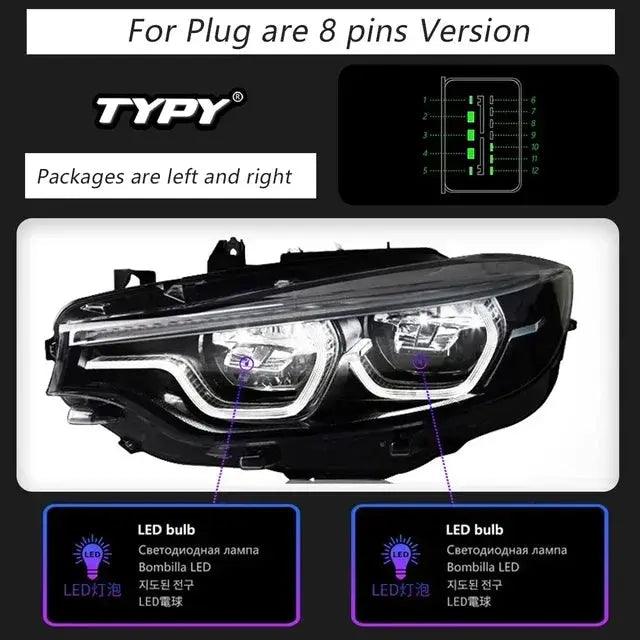 Car Headlamps For BMW 4 Series M4 LED Headlights 2012-2019 F32 F80 F82 Upgrade Modified Dynamic Turn Signal Lamp Car Accessories - Auto Part Pro Switzerland