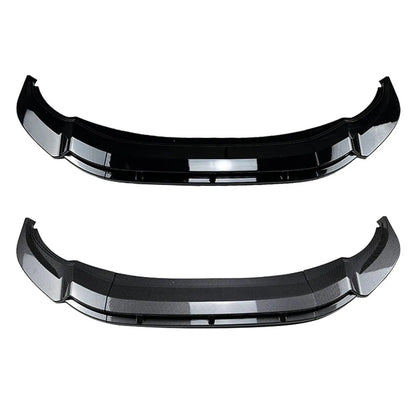 For Volkswagen VW Tiguan Rline 2021 2022 2023 Front Bumper Spoiler Lip Gloss Black/Carbon Fiber Look Lower Splitter Lip Body Kit - Auto Part Pro Switzerland