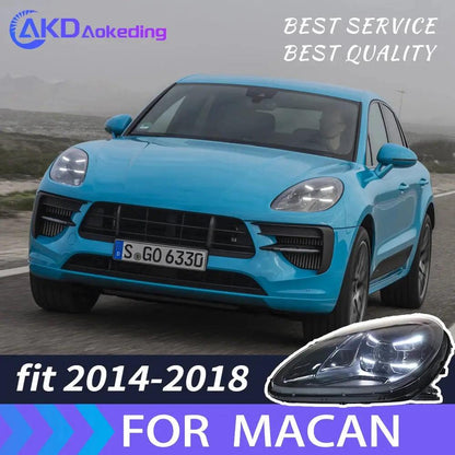Car Styling Headlights for Macan LED Headlight 2014-2018 Head Lamp DRL H7 Signal Projector Lens Automotive Accessories - Auto Part Pro Switzerland