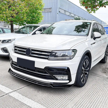 Front Lip Spoiler Front Bumper Shovel Modification Exterior Car Body Kit For Volkswagen Tiguan MK2 Rline 2017-2020 Pre - Auto Part Pro Switzerland