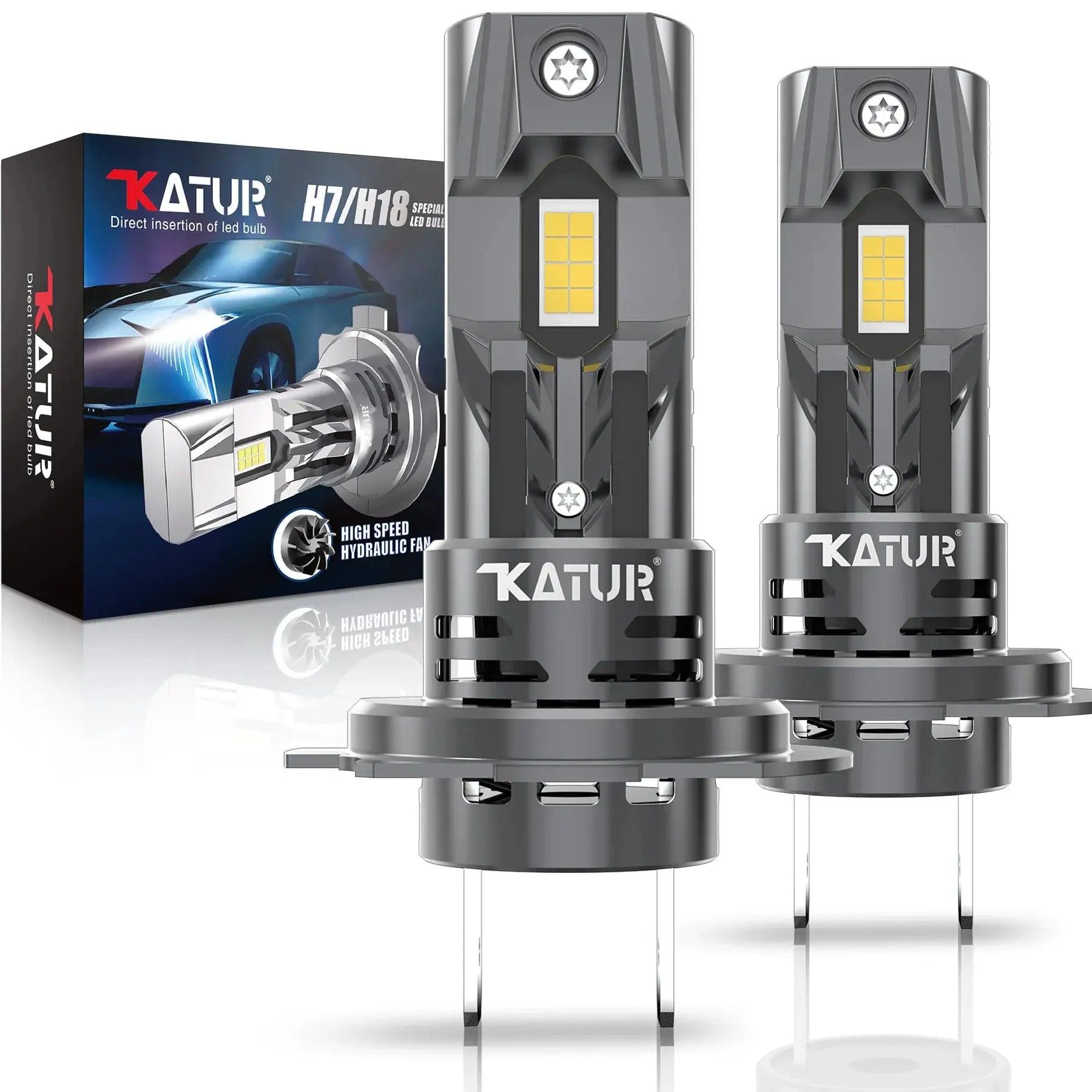 2Pcs High Power Turbo H7 LED Lamp 100W 20000LM Car Headlight Bulbs For Volkswagen VW Golf 5 Passat B6 Polo Kia Ceed Rio Audi A3 - Auto Part Pro Switzerland