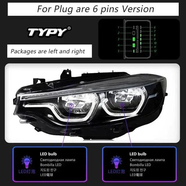 Car Headlamps For BMW 4 Series M4 LED Headlights 2012-2019 F32 F80 F82 Upgrade Modified Dynamic Turn Signal Lamp Car Accessories - Auto Part Pro Switzerland