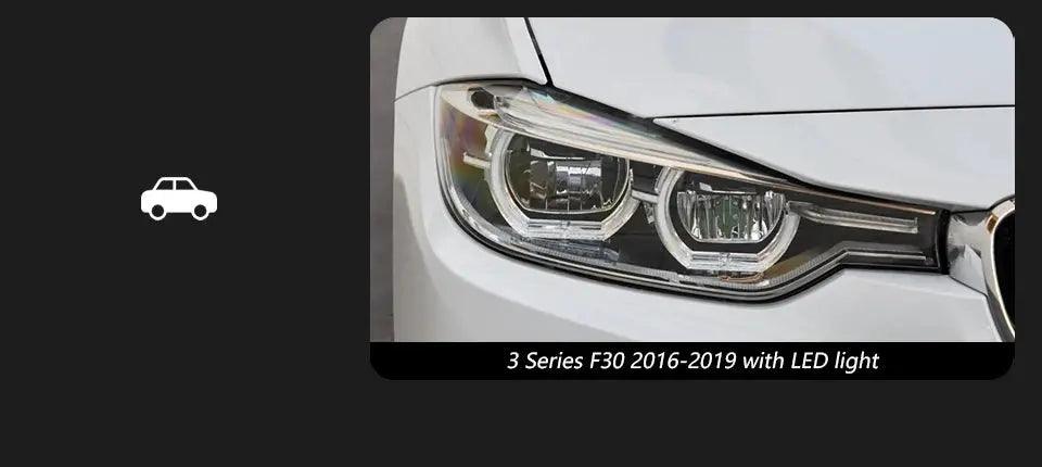 Car Styling Head Lamp for BMW F30 Headlights 2012-2019 F35 LED Headlight 320i 318i 325i DRL Angel Eye Automotive Accessories - Auto Part Pro Switzerland