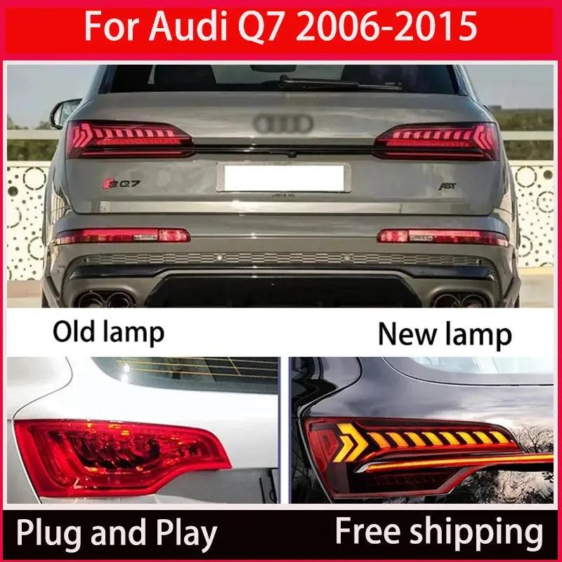 Automotive LED taillight components for Audi Q7 2006-2015 DRL turn signal lights Reverse lights automotive accessorie - Auto Part Pro Switzerland