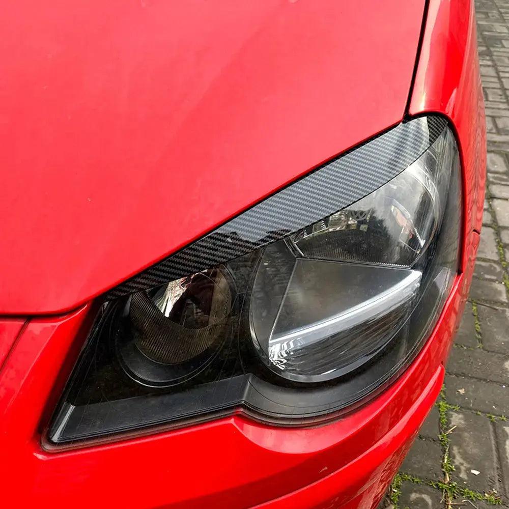 Eyebrows for Volkswagen VW POLO 4 MK4 9N 9N3 2005-2009 Headlight Eyelids Cover Eye Lids Sticker Trim Body Kit Car Accessories - Auto Part Pro Switzerland