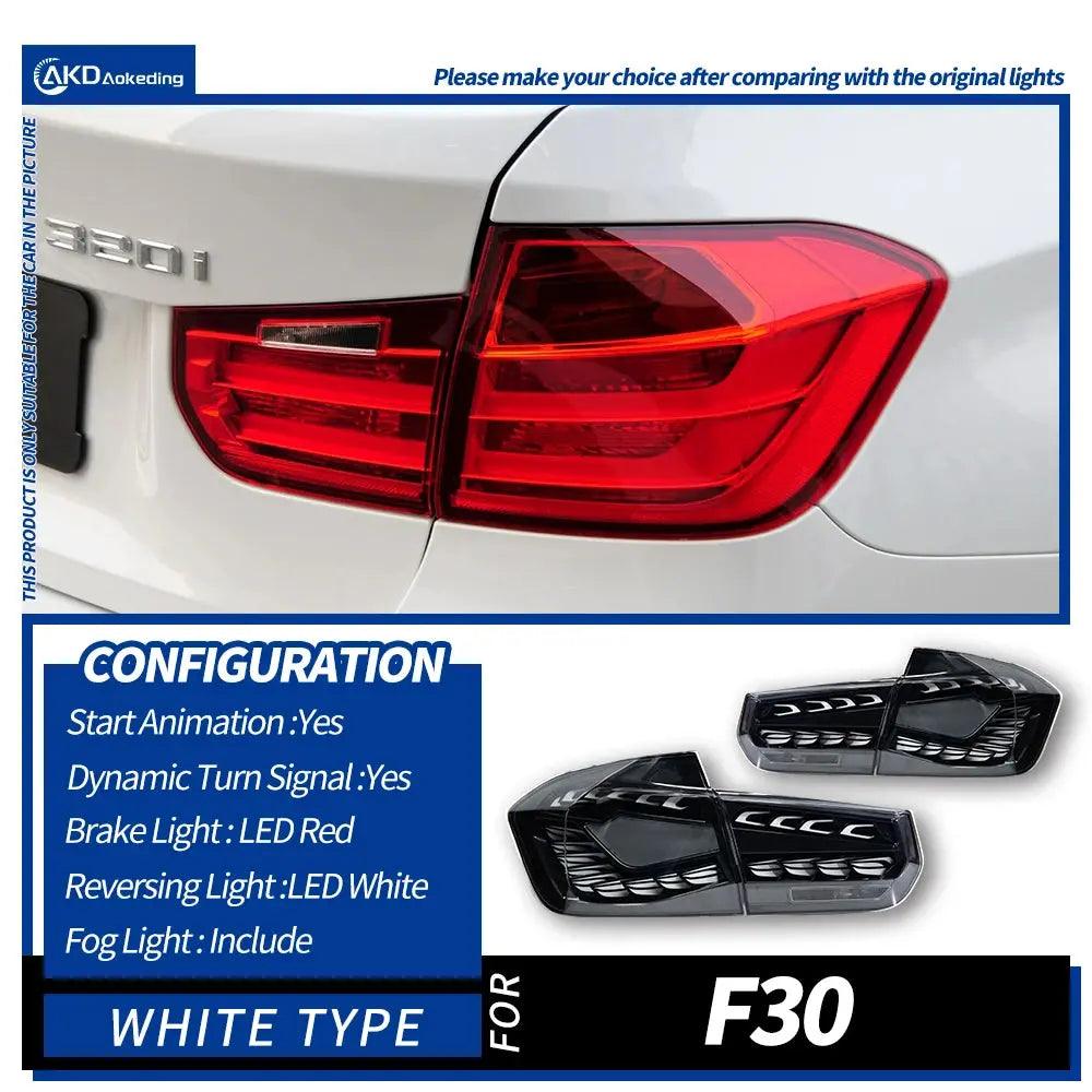 Car Styling Accessories for BMW F30 Tail Lights 2013-2018 F80 LED Tail Light Rear Stop Lamp 320i 325i 330i DRL Signal Auto - Auto Part Pro Switzerland